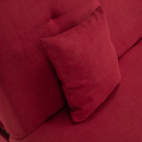 Kihúzható kanapé, piros, ALADA