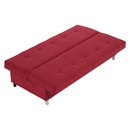 Kihúzható kanapé, piros, ALADA