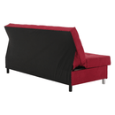 Kihúzható kanapé, piros, ALADA