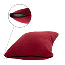 Kihúzható kanapé, piros, ALADA