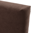 Kihúzható kanapé, barna, ALADA
