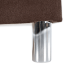 Kihúzható kanapé, barna, ALADA