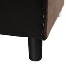 Kihúzható kanapé, barna, ALADA