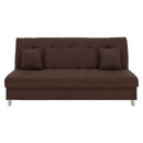 Kihúzható kanapé, barna, ALADA