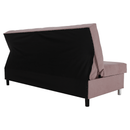 Kihúzható kanapé, rózsaszín, ALADA