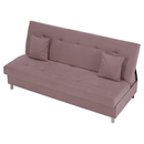 Kihúzható kanapé, rózsaszín, ALADA