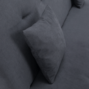 Kihúzható kanapé, szürke, ALADA