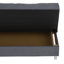 Kihúzható kanapé, szürke, ALADA