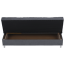 Kihúzható kanapé, szürke, ALADA