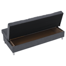 Kihúzható kanapé, szürke, ALADA