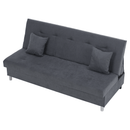 Kihúzható kanapé, szürke, ALADA