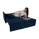 Kinyitható 3-as ülés, párizsi kék szövet Riviera, ALANA