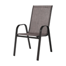 Rakásolható szék, barna melír/barna, ALDERA