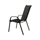 Rakásolható szék, sötétszürke/fekete, ALDERA