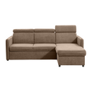 Kinyitható ülőgarnitúra, szürkésbarna Taupe, ALECHANDRO A ROH