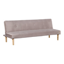 Kanapé széthúzhatós, barnásszürke Taupe/tölgy, ALIDA