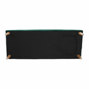 Kanapé széthúzhatós, smaragd/tölgy, ALIDA