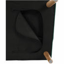 Kanapé széthúzhatós, smaragd/tölgy, ALIDA