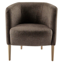 Fotel, barna/bükk, ALIEN