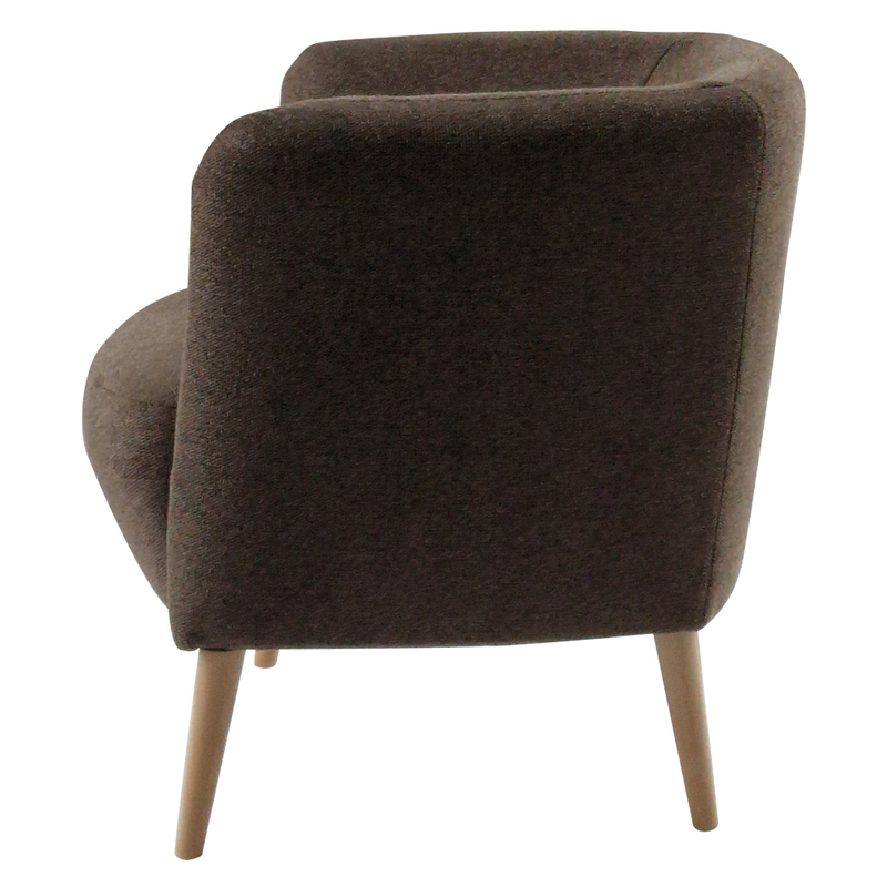 Fotel, barna/bükk, ALIEN