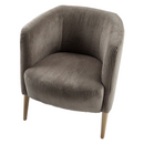 Fotel, szürkésbézs Taupe/bükk, ALIEN