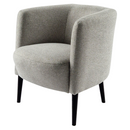 Fotel, világosszürke/fekete, ALIEN