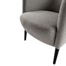 Fotel, világosszürke/fekete, ALIEN