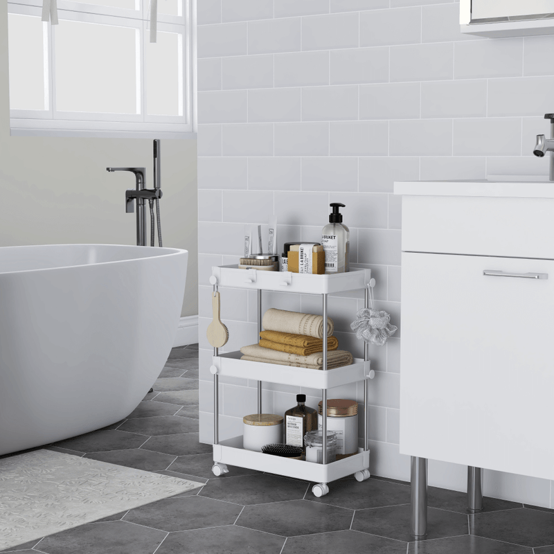 Mozgatható polc, fehér, ALIOL TYP 1