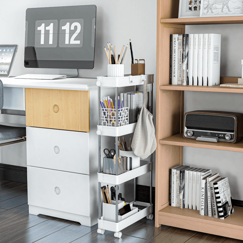 Mozgatható polc, fehér, ALIOL TYP 2