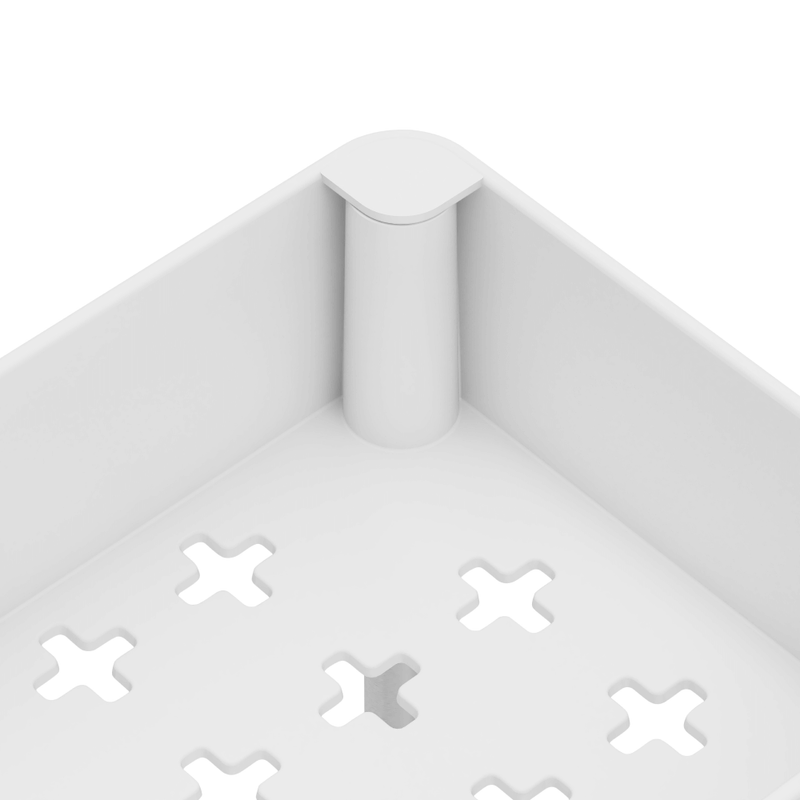 Mozgatható polc, fehér, ALIOL TYP 2