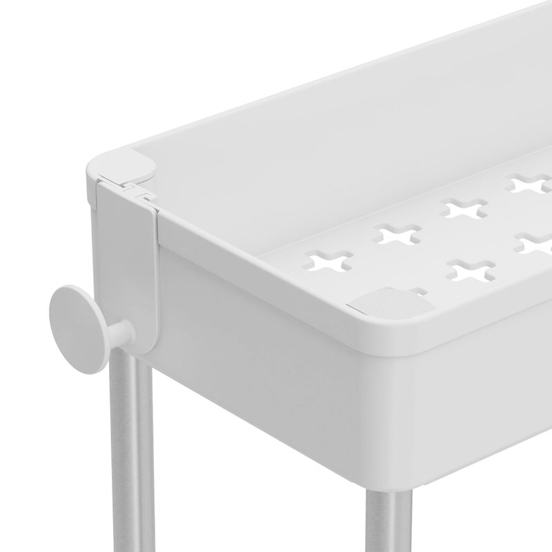 Mozgatható polc, fehér, ALIOL TYP 2