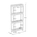 Mozgatható polc, fehér, ALIOL TYP 2