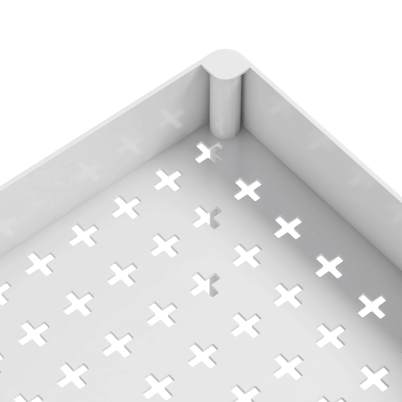 Mozgatható polc, fehér, ALIOL TYP 3