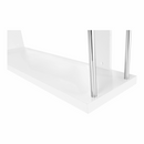 Könyvespolc, fehér, ALIS