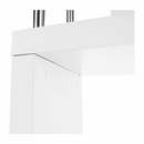 Könyvespolc, fehér, ALIS