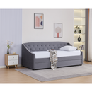 Kihúzható ágy, szürke, ALODA