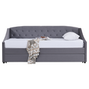 Kihúzható ágy, szürke, ALODA