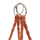 Függő szék, pamut+fém/bézs barna, AMADO 2 NEW