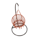 Függő szék, pamut+fém/bézs barna, AMADO 2 NEW