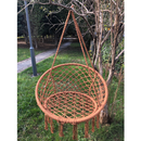 Függő szék, pamut+fém/bézs barna, AMADO 2 NEW