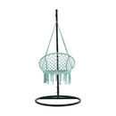 Függő szék, pamut+fém/menta, AMADO 2 NEW