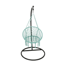 Függő szék, pamut+fém/menta, AMADO 2 NEW