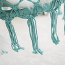 Függő szék, pamut+fém/menta, AMADO 2 NEW