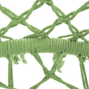 Függő szék, pamut+fém/zöld greenery, AMADO 2 NEW