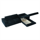 Sarokülőgarnitúra, kék, jobbos kivitel, AMARETA