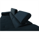 Sarokülőgarnitúra, kék, jobbos kivitel, AMARETA