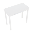 Konzolasztal, fehér, AMYNTAS