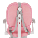 Növekvő szék alappal és pántokkal, rózsaszín/fehér, ANAIS