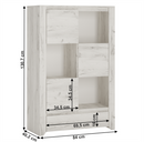 komód typ 31, fehér craft, ANGEL