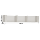 Polc typ 61, fehér craft, ANGEL